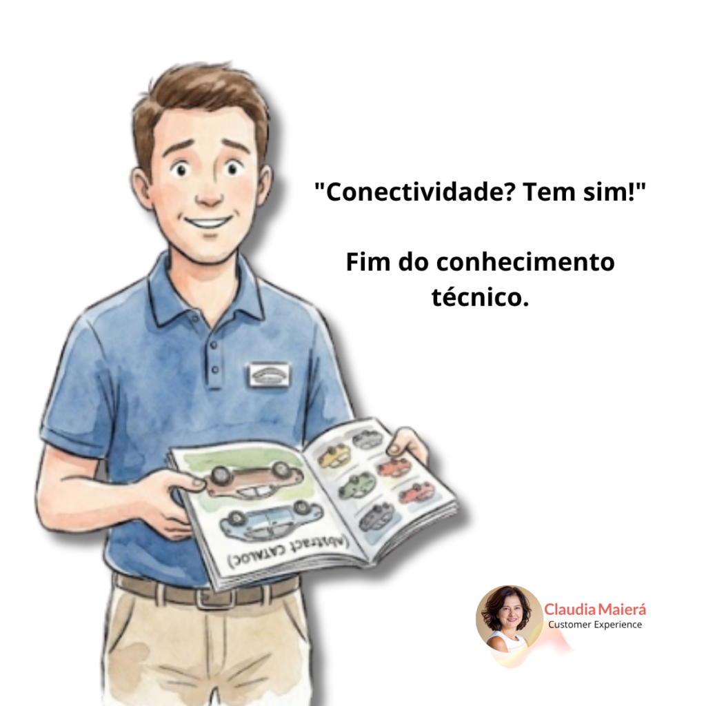 "Conectividade? Tem sim!"
Fim do conhecimento técnico.